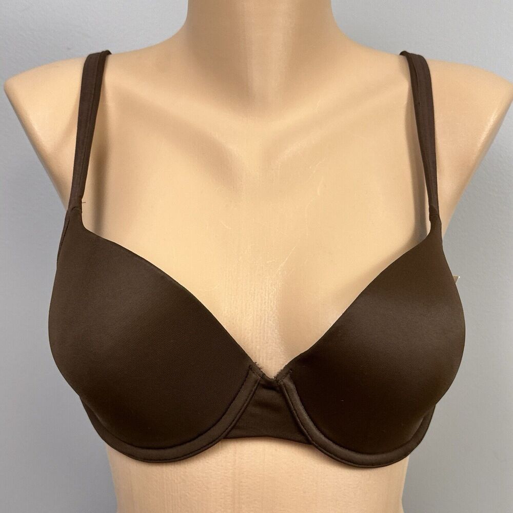 New Vintage Bestform Bra Size 38C Style 5006558 Lined Brown Vanity Fair NOS U/W
